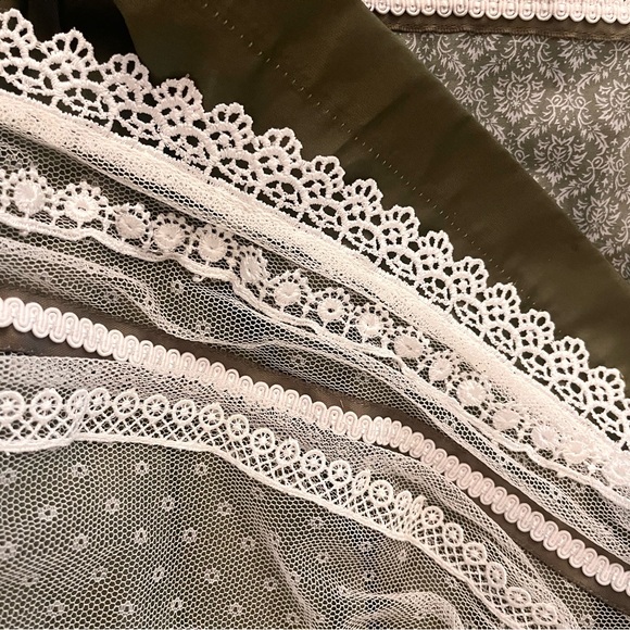 Green and White Dirndl Dress - Picture 9 of 13